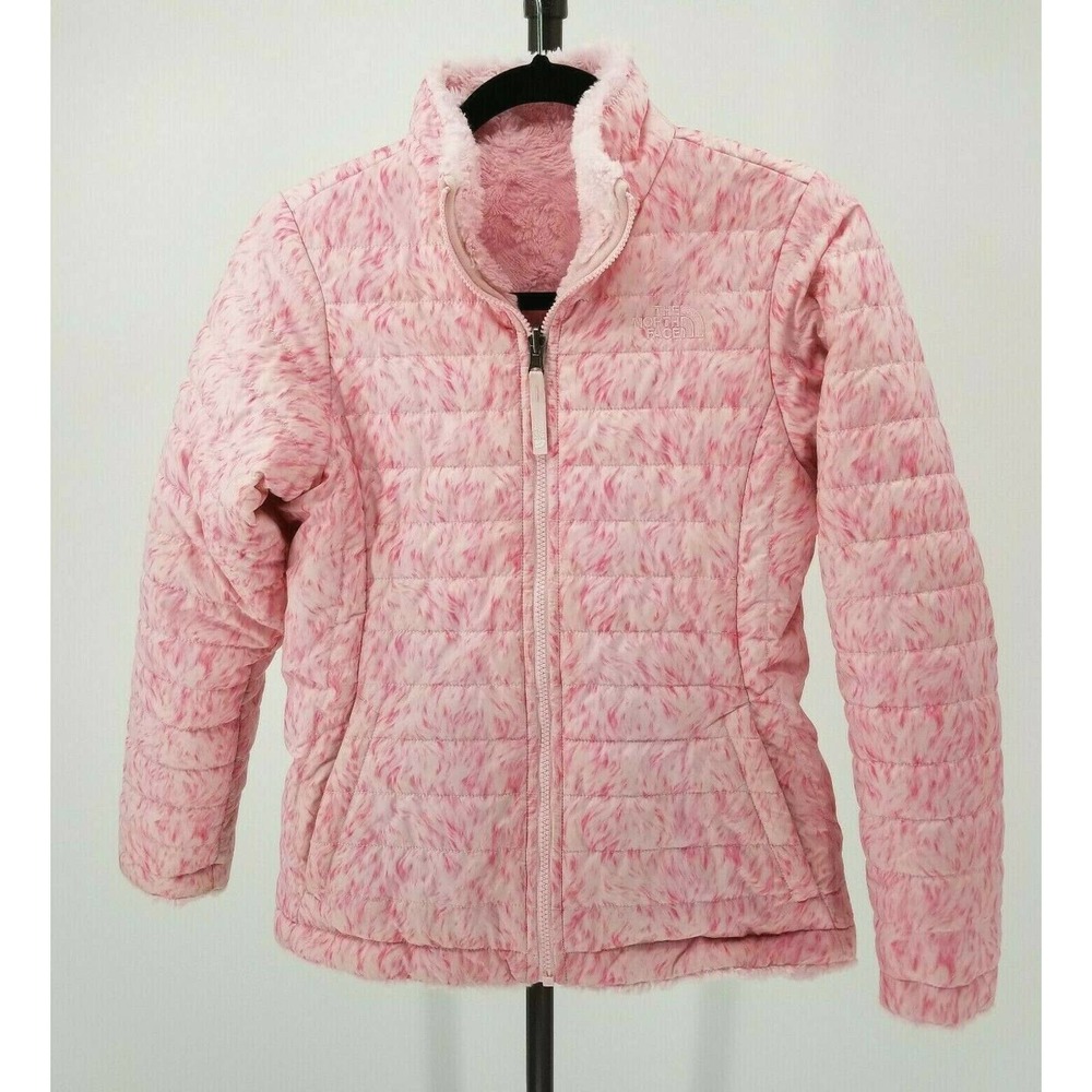 The North Face Fleece Jacket Girl's Pink Puffer